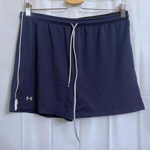 Under Armour Athletic Shorts Women's Large L Blue 3 3/4" Inseam